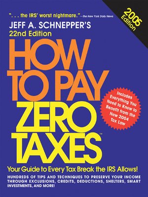 cover image of How to Pay Zero Taxes